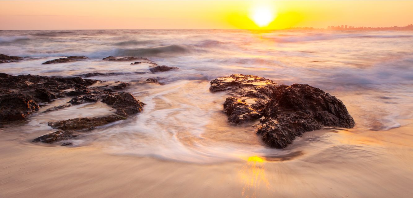 Sunrise at Tugan Beach, Bilinga.