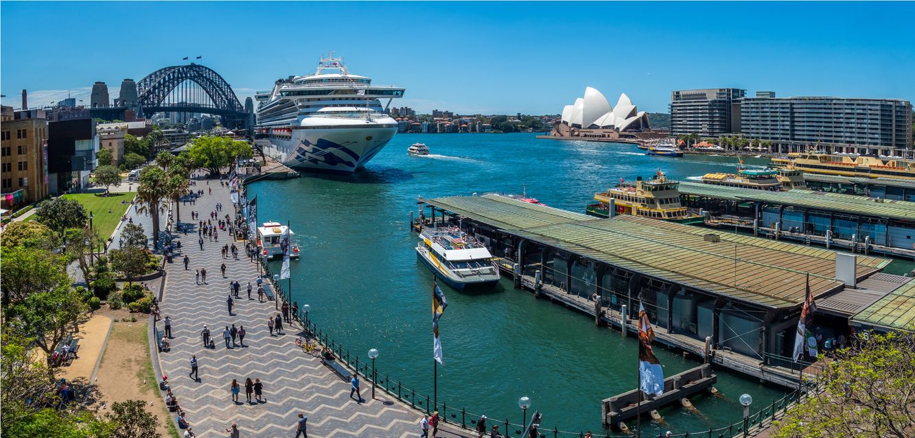 Sydney’s famous and beautiful Circular Quay.