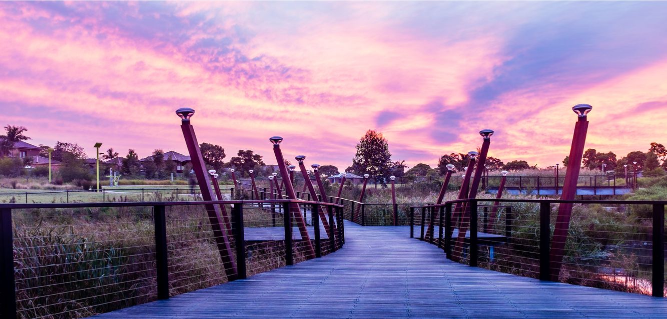 Take a morning walk in Croydon’s Wangal Park.