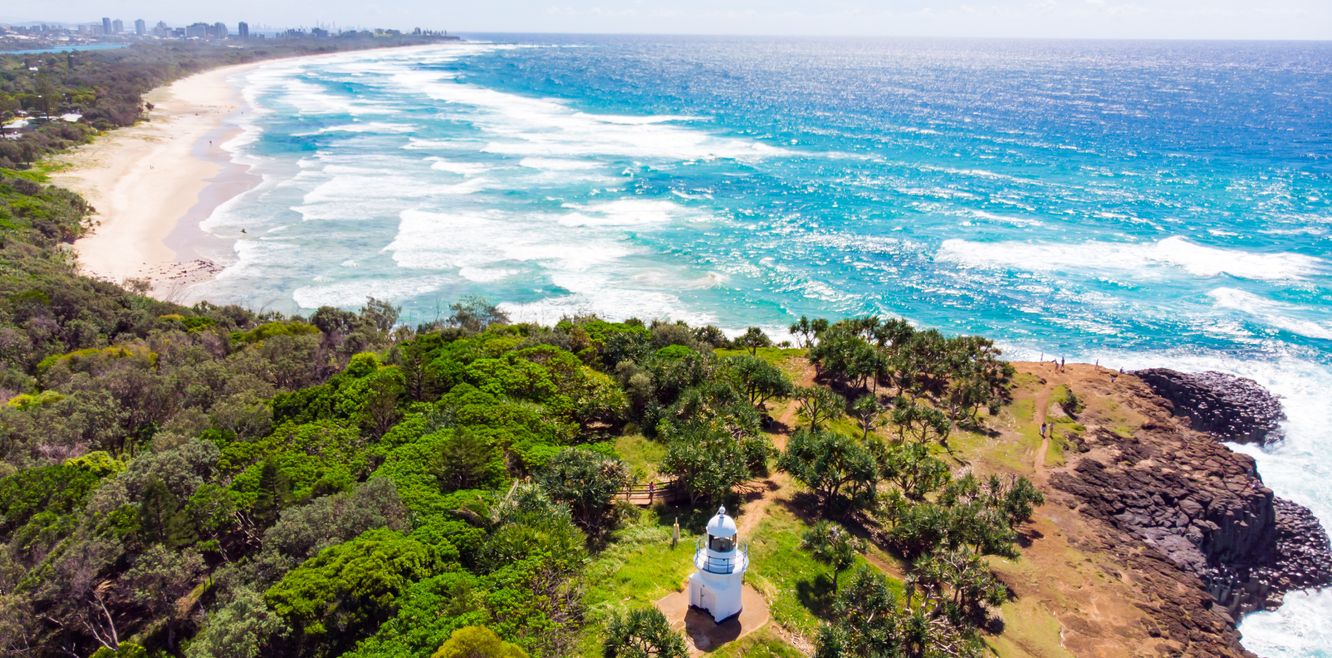 Fingal Lighthouse near Tweed Heads.