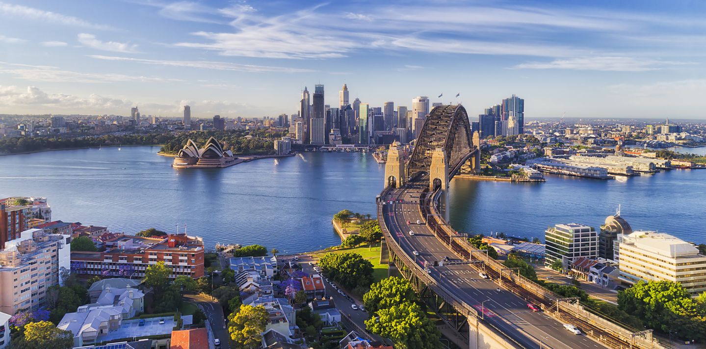 Sydney Harbour viewed from North Sydney.