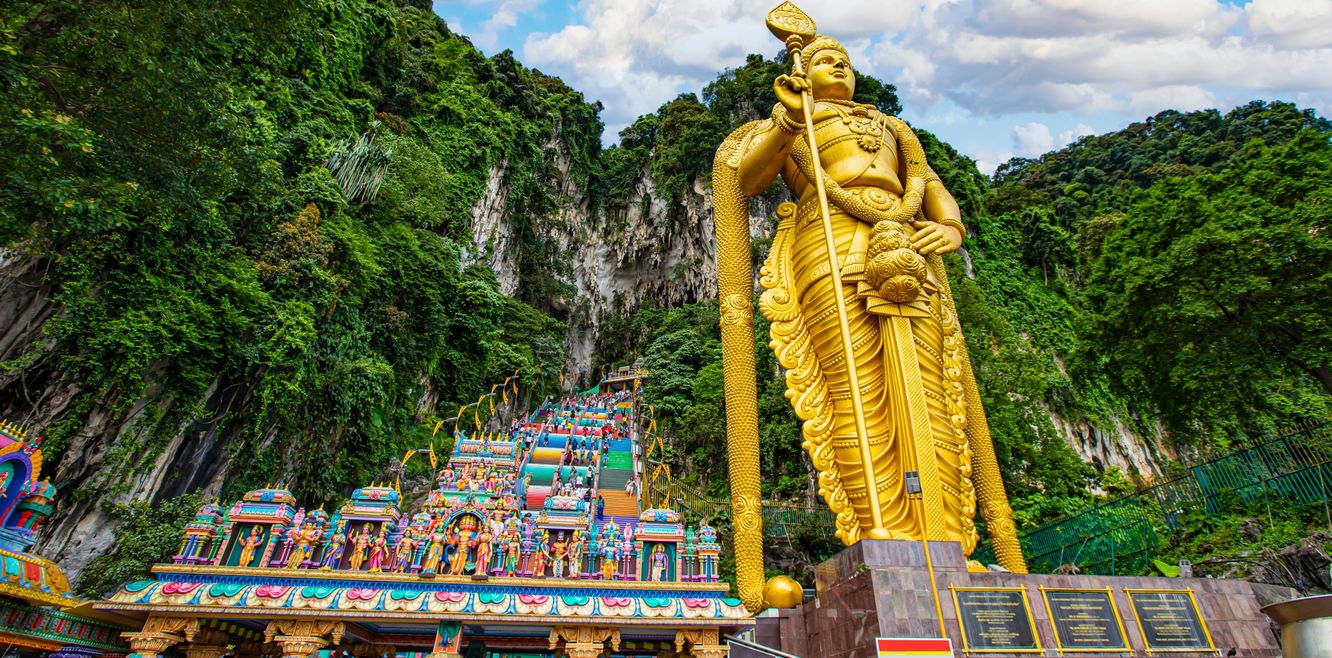 Batu Caves is one of the most popular excursions from Kuala Lumpur.