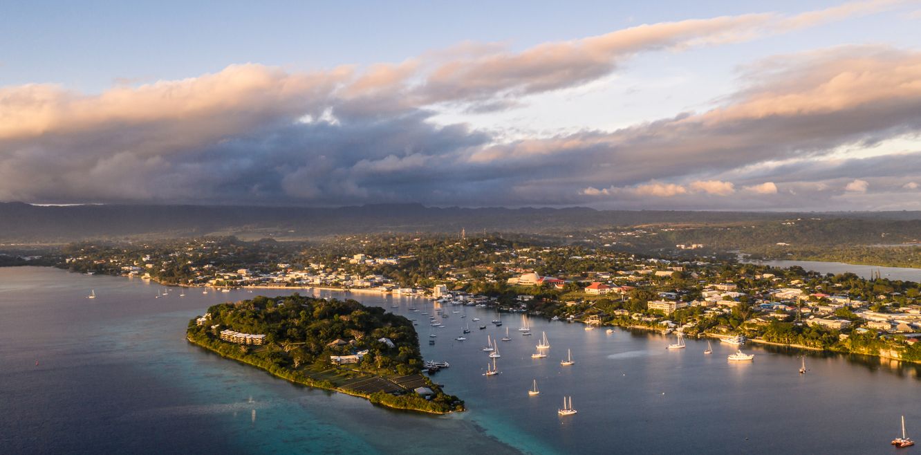 Port Vila from the air.