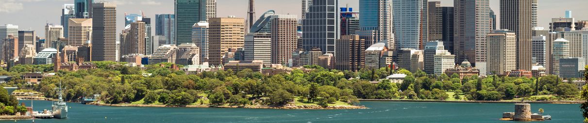 The view of Sydney from Taronga Zoo.