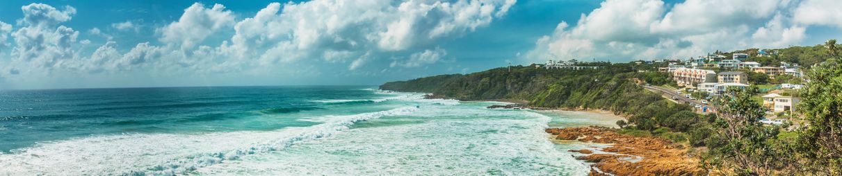 A sunny day at Coolum Beach on Queensland’s Sunshine Coast.