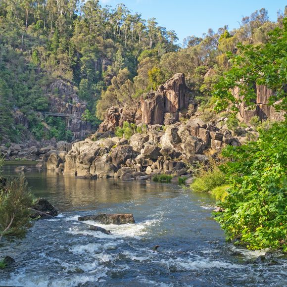 The impressive Cataract Gorge.