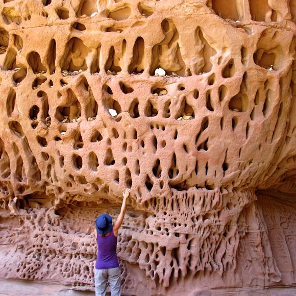 The Honeycomb Gorge in Kennedy Range National Park.