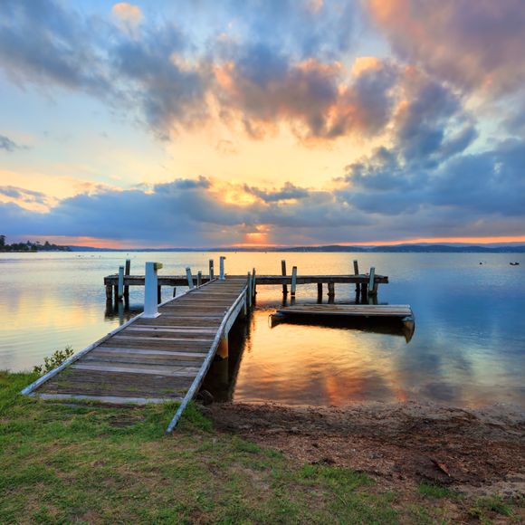 Beautiful light at Lake Macquarie.